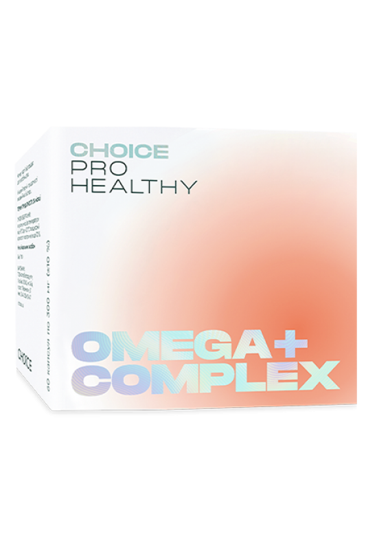 Комлекс Омега+ (Фитоподдержка сердца и сосудов, 60 капсул по 400 мг) Choice