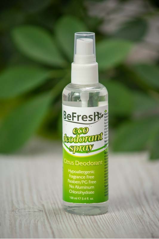 Дезодорант-спрей для тела BeFreshOrganic цитрусовый