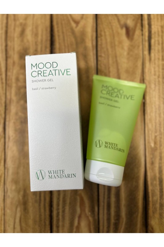 Гель для душу Mood Creative Базилік-полуниця , White Mandarin, 150 мл