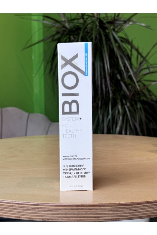 Зубна паста "Морський кальцій" Відновлення мінерального складу Biox, 75 мл