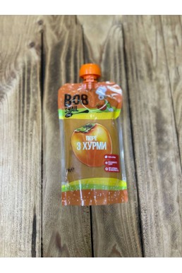 Пюре фруктове із ХУРМИ без цукру Bob Snail, 250 г