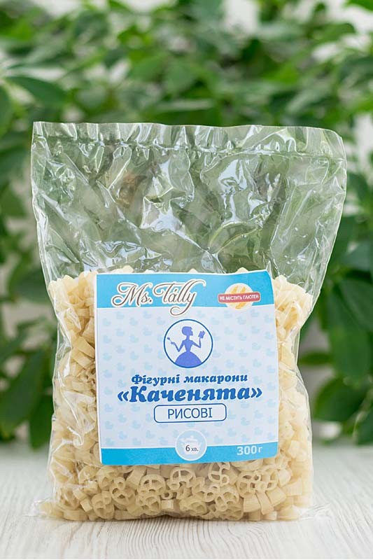 Макаронные изделия Уточки рисовые БЕЗ ГЛЮТЕНА 0,3 кг, MsTally