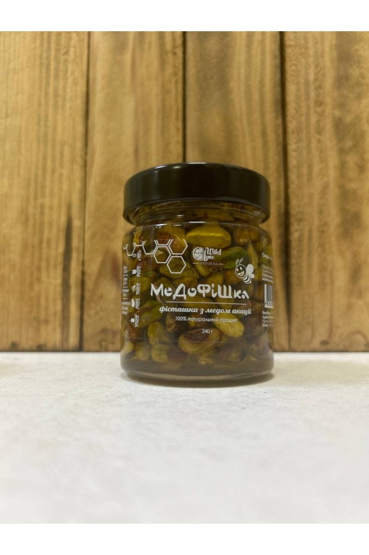 Мед з фісташкою МеДоФІШКА ТМ Wild Lime, 240 г