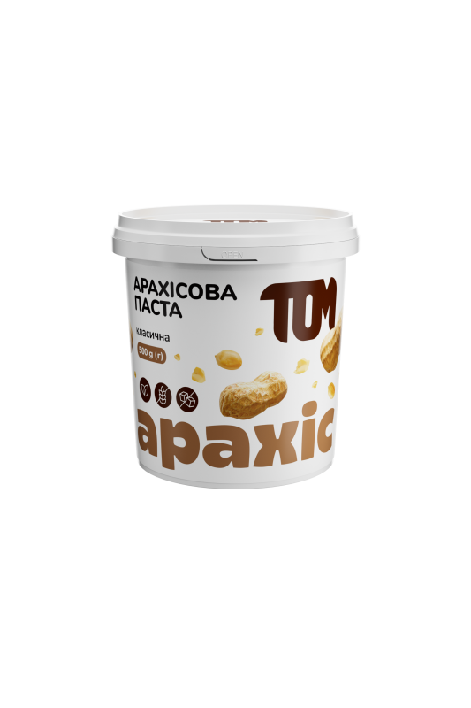 ТОМ Арахисовая паста классическая (500 г) (арахис жареный)